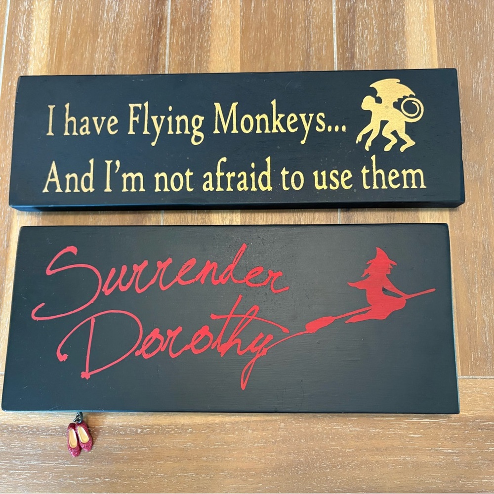 Wizard of Oz Art Signs